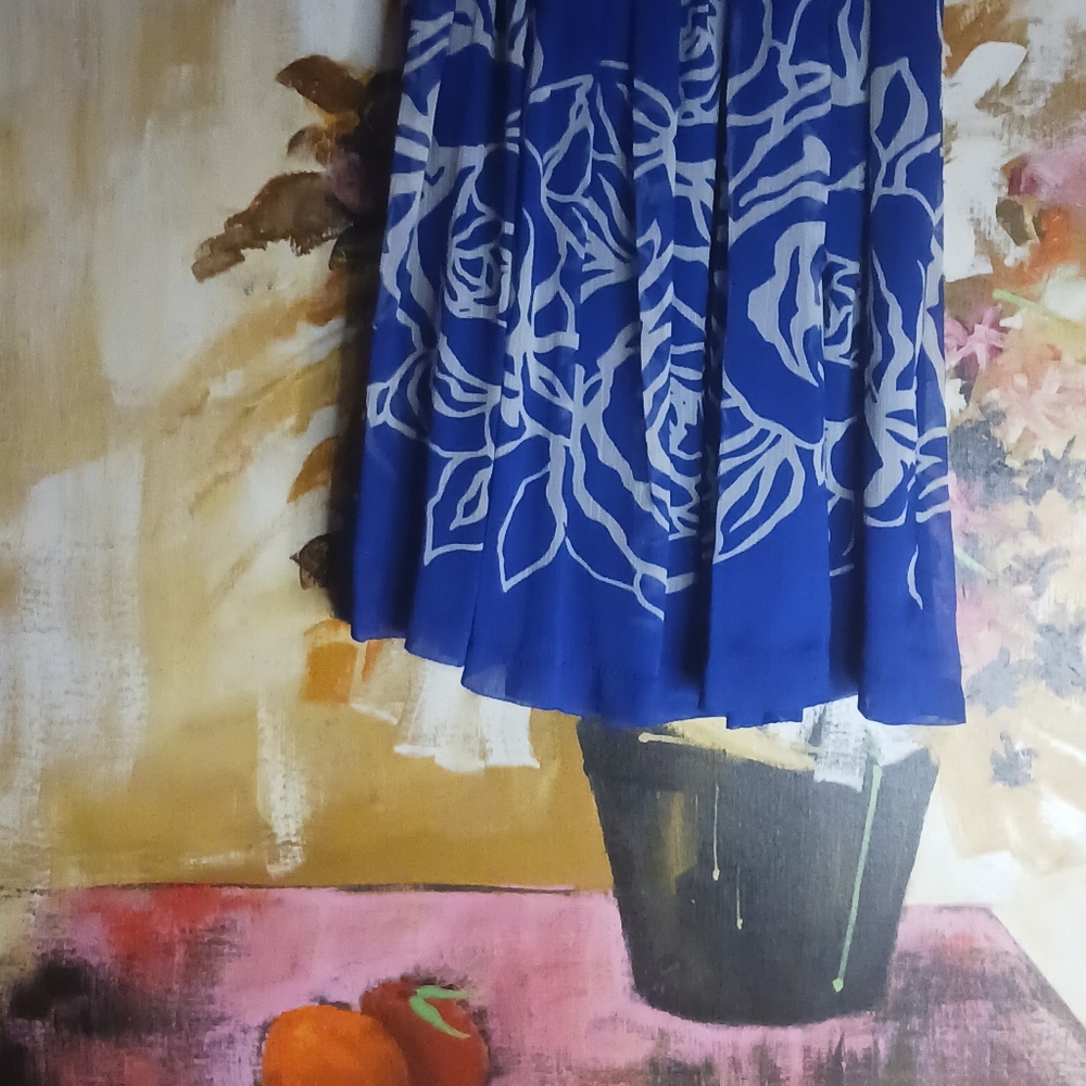 Shirt Blue and white pattern